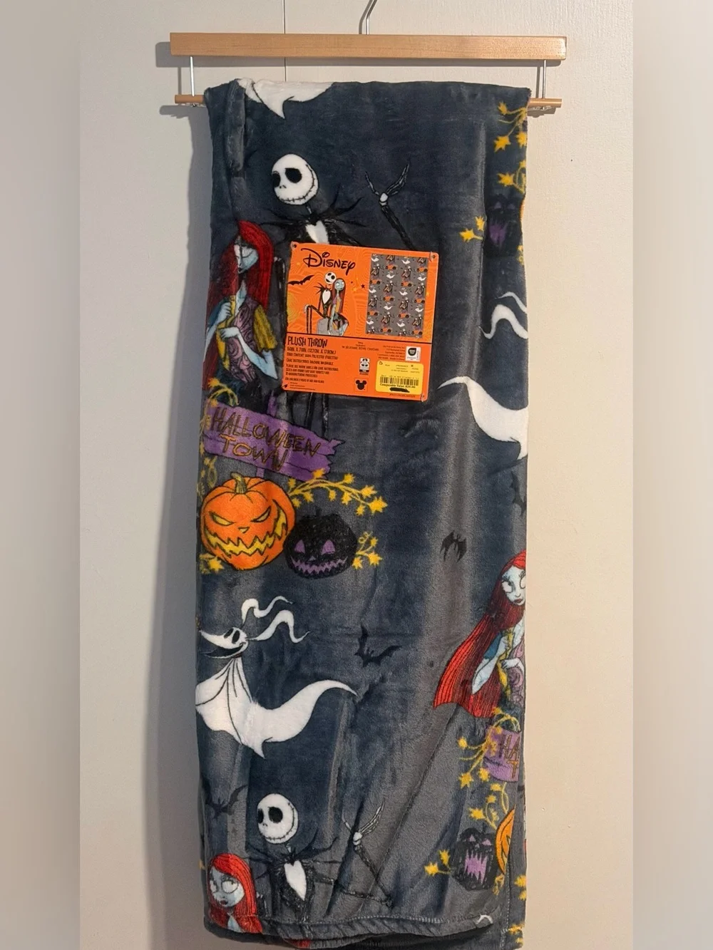A Nightmare Before Christmas Halloween Blanket